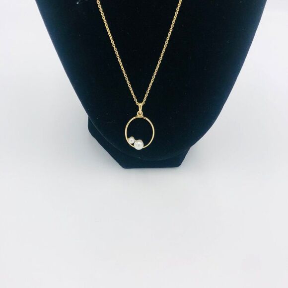 Brand New Gold Pearl Necklace For Women‎ - Picture 3 of 5